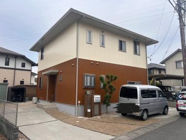 ミサワホーム様施工の亀山E様邸外部塗装工事完工いたしました。